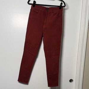 Uniqlo Jeans in Brick Red
